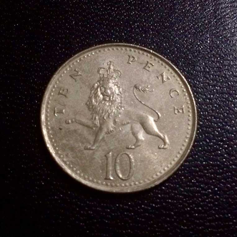 Britania Raya ( Great Britain ) - 10 Pence 1992 : Koin / Asing / Kuno