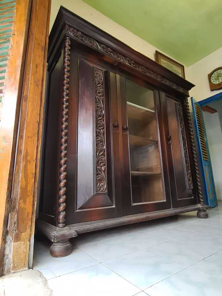 Almari bufet vanderpool panjang 185cm , lebar 60cm , tinggi 170cm