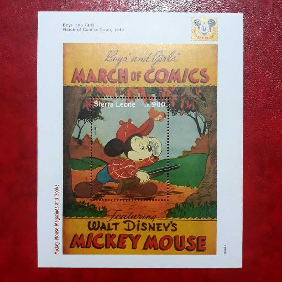 Perangko / Stamp : Sierra Leone - Disney blok isi 1 pcs
