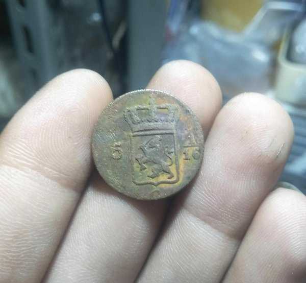 A 2105 Koin Kuno Indie Batavia Tahun 1816 Bekas Pakai Kondisi Sesuai Gambar