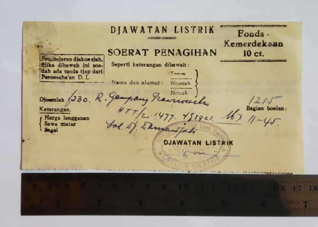 Surat Tagihan Listrik