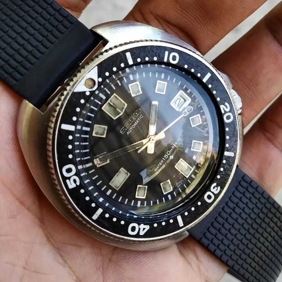 Jam Tangan Seiko apocalypse captain willard 6105 8110 vintage turtle