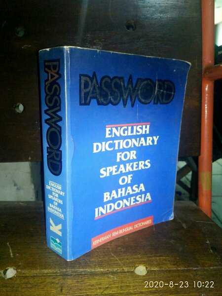 Buku Kamus PASSWORD ENGLISH DICTIONARY FOR SPEAKERS OF BAHASA INDONESIA