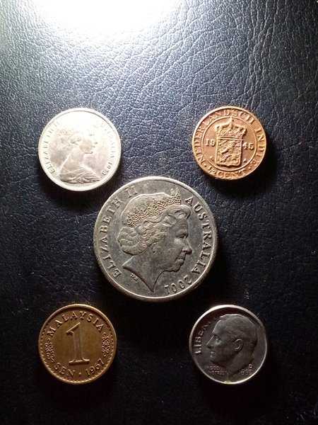 A3697 Lot 5 Keping Koin campur bekas sesuai gambar