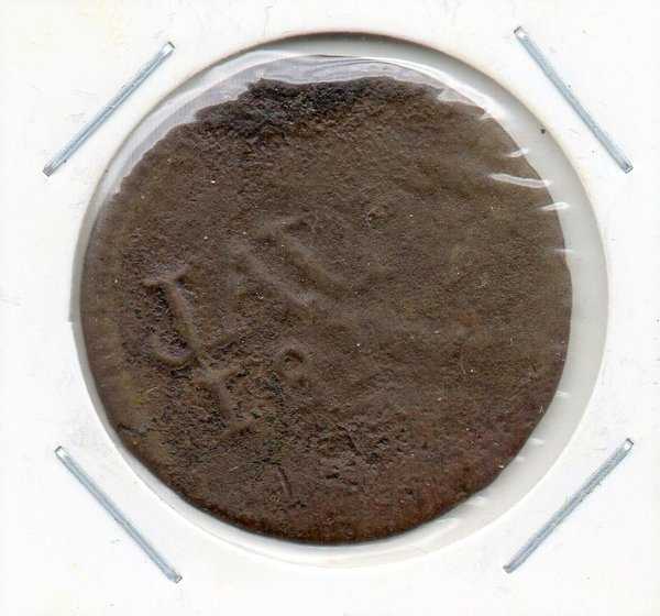 A2413 BRITISH JAVA 1-2 STUIVER TAHUN 181X BEKAS SESUAI GAMBAR KOIN KUNO