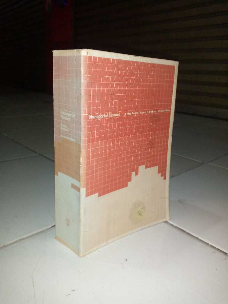 BUKU 1981 MANAGERIAL FINANCE Printed in U S A