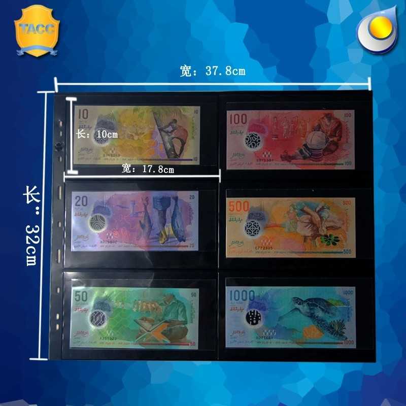 Refill jumbo uang kertas perangko hitam transparan bijian eceran