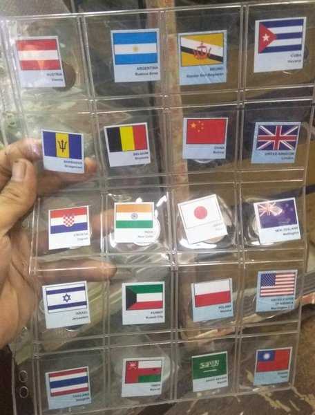 A 1943 Set Koin 20 Negara Berbeda Free Refill Koin Seperti Di Photo