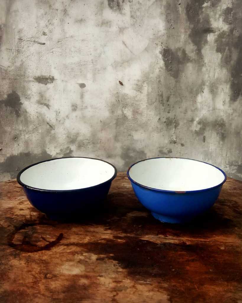 Mangkok Enamel Vintage