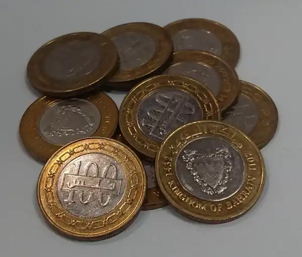 A029 Per 1 Keping Koin Bahrain 100 Fils Tahun 2011 Bekas Pakai
