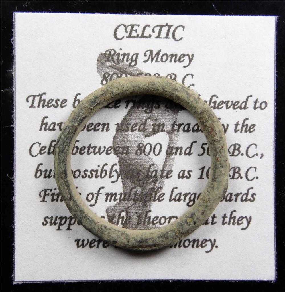 Celtic Ring Money 800 - 500 BC