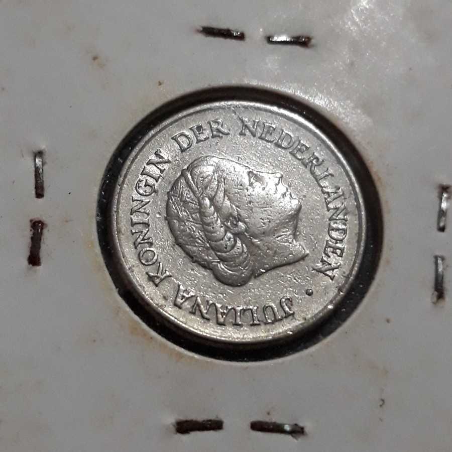 Belanda ( Netherlands ) - 25 Cents 1951 : Koin / Asing / Kuno