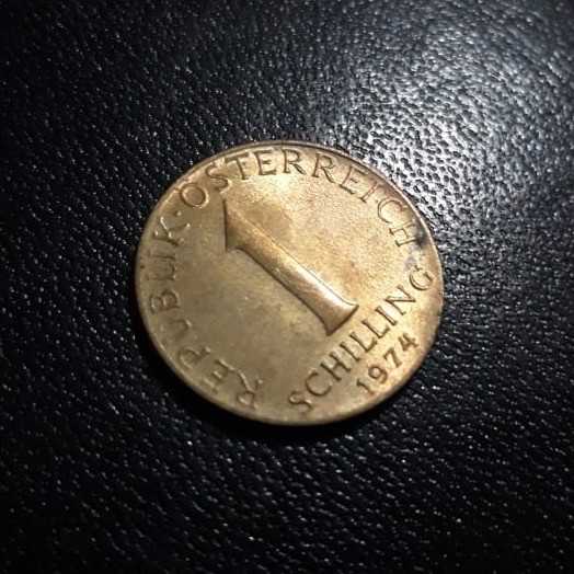 Austria - 1 Schilling 1974 : Koin / Asing / Uang Kuno