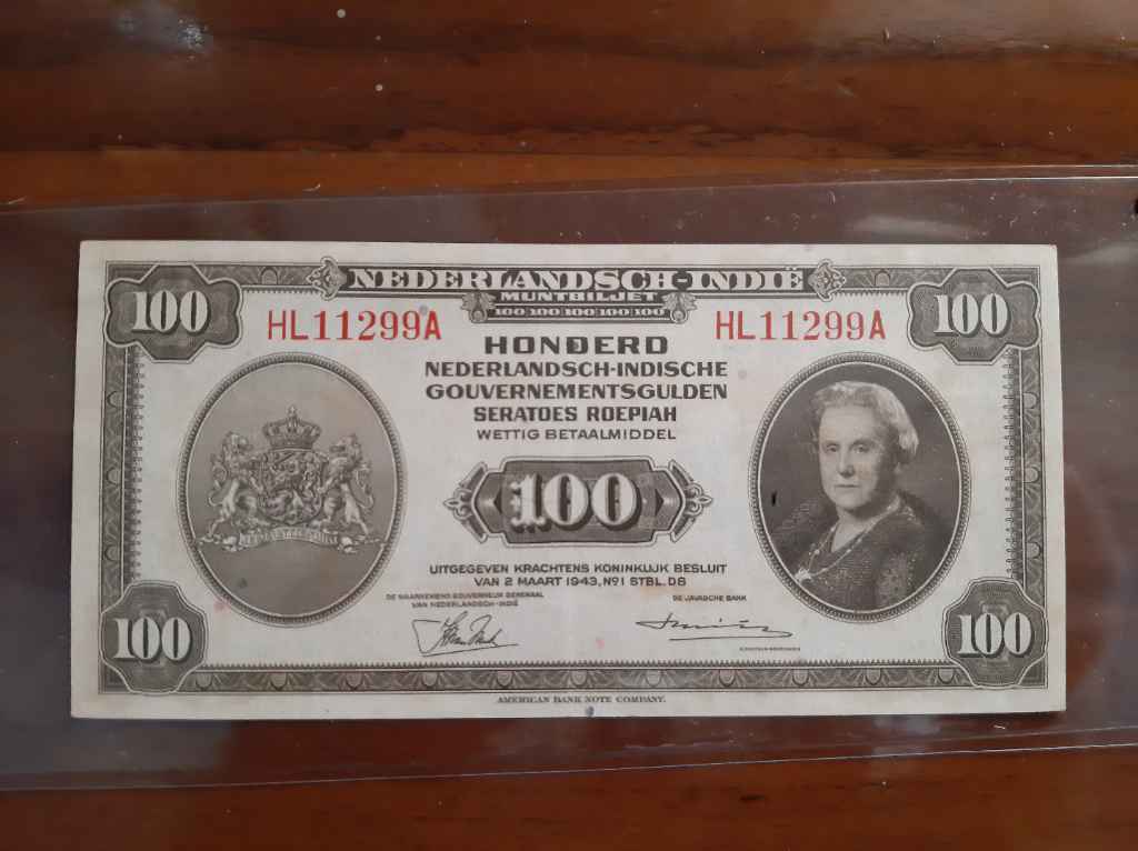 Uang kuno 100 NICA XF(extra fine)