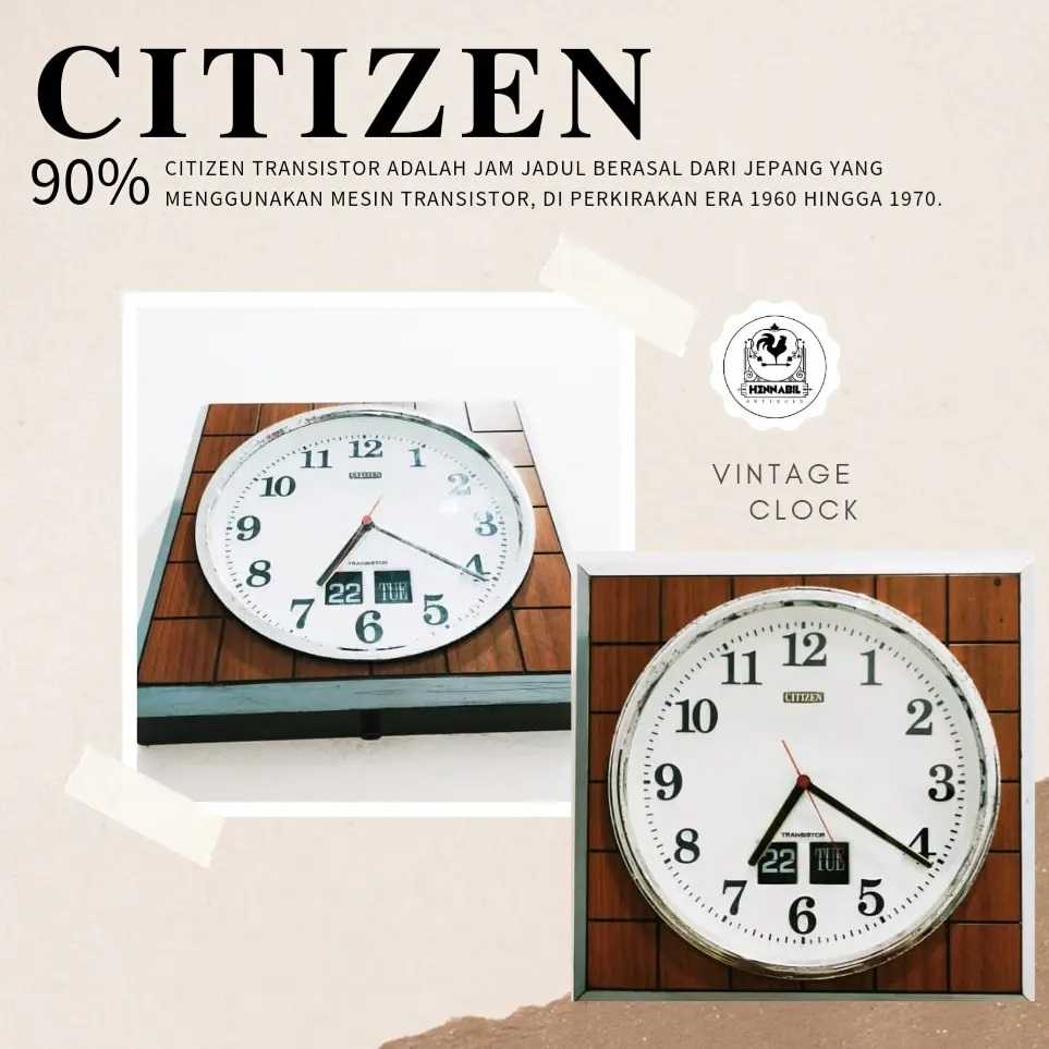 CITIZEN TRANSISTOR CLOCK JAPAN