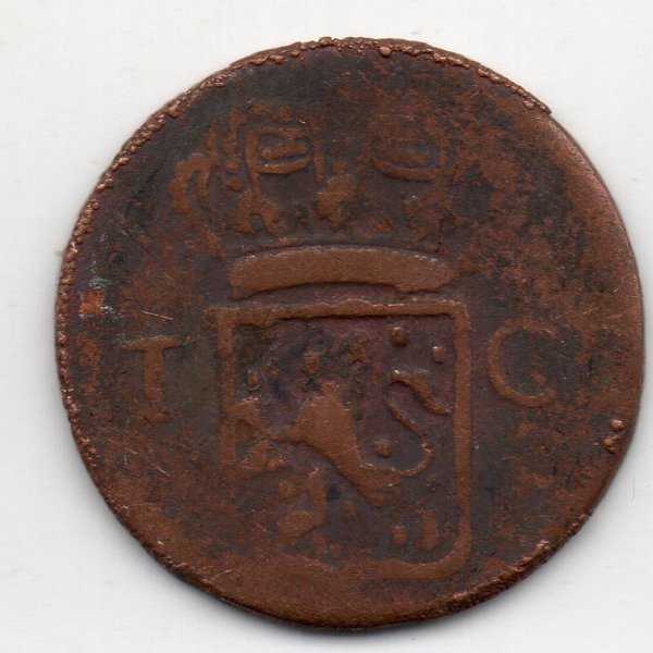 A1393 Nederlands Indies 1 Cent Tahun 1836 Bekas Sesuai Gambar