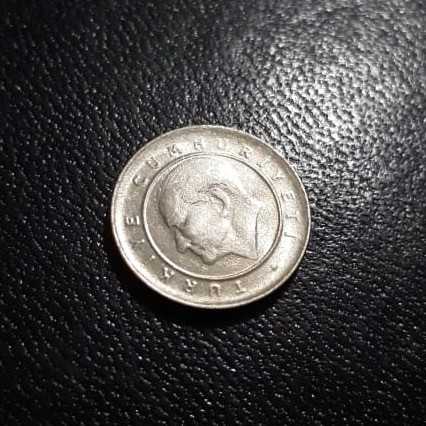 Turki (Turkey) - 5 New Kurus 2005 : Koin / Asing / Uang Kuno