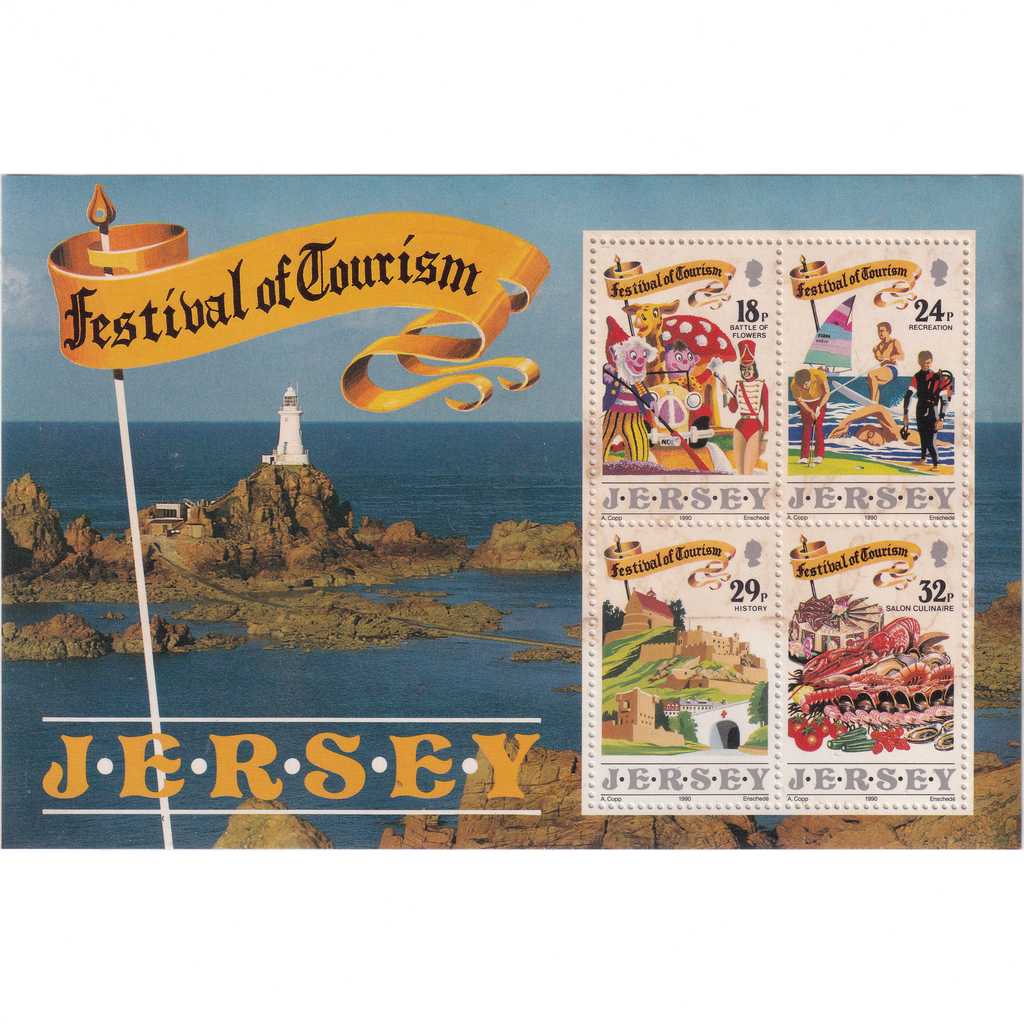 Prangko Jersey 1990 - Festival of Tourism SS