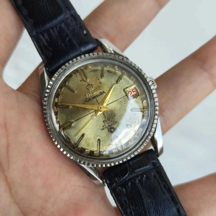 Jam tangan titoni airmaster clearance 25 jewels