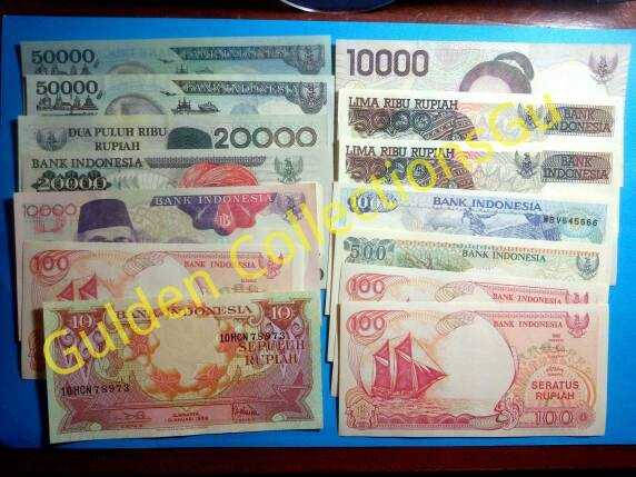 Paket uang kuno 171810 rupiah kertas mahar pernikahan