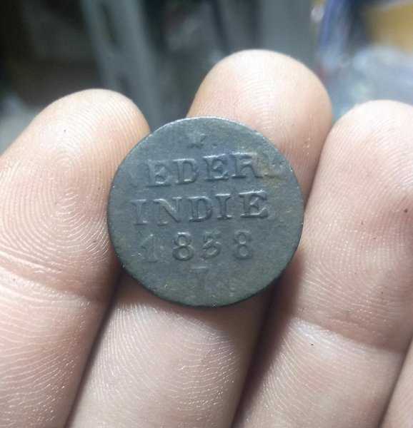A 2123 Koin Kuno Nederland Indie 1 Cent Tahun1838 Bekas Pakai Sesuai Gambar