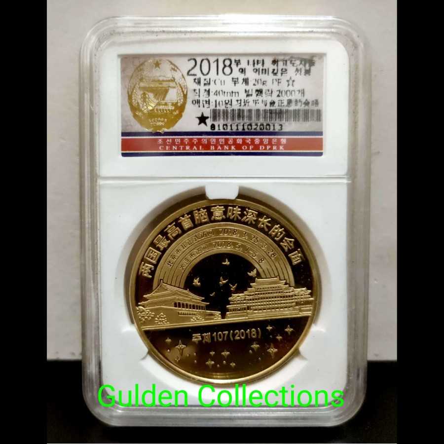 Koin Bronze Korea Utara 10 Won LIMITED EDITION