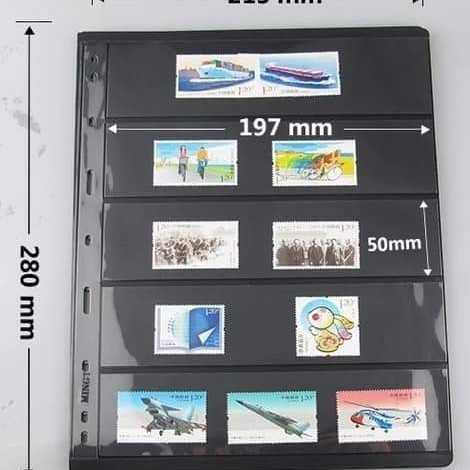 Refill uang kertas perangko mingt hitam sekat 5 baris bijian eceran