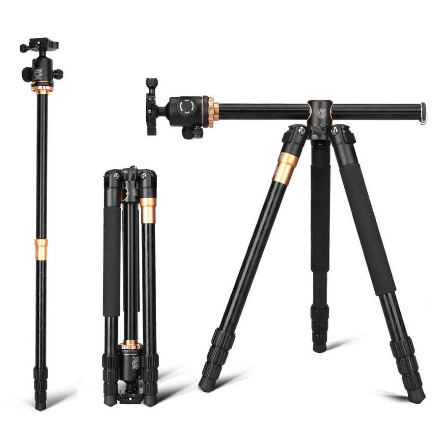 tripod flat lay