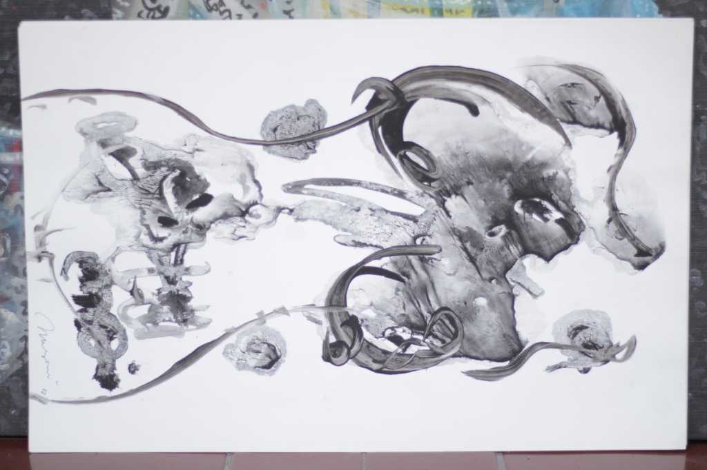 Lukisan tinta diatas kertas ( Turso II )