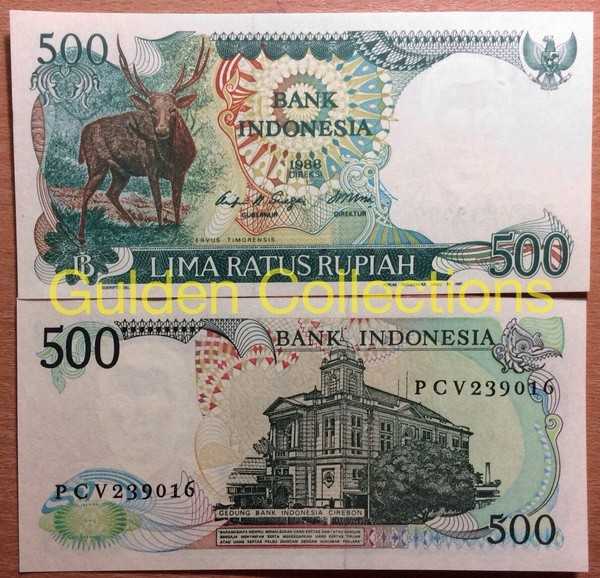 Uang Kuno 500 Rupiah Tahun 1988 Kijang