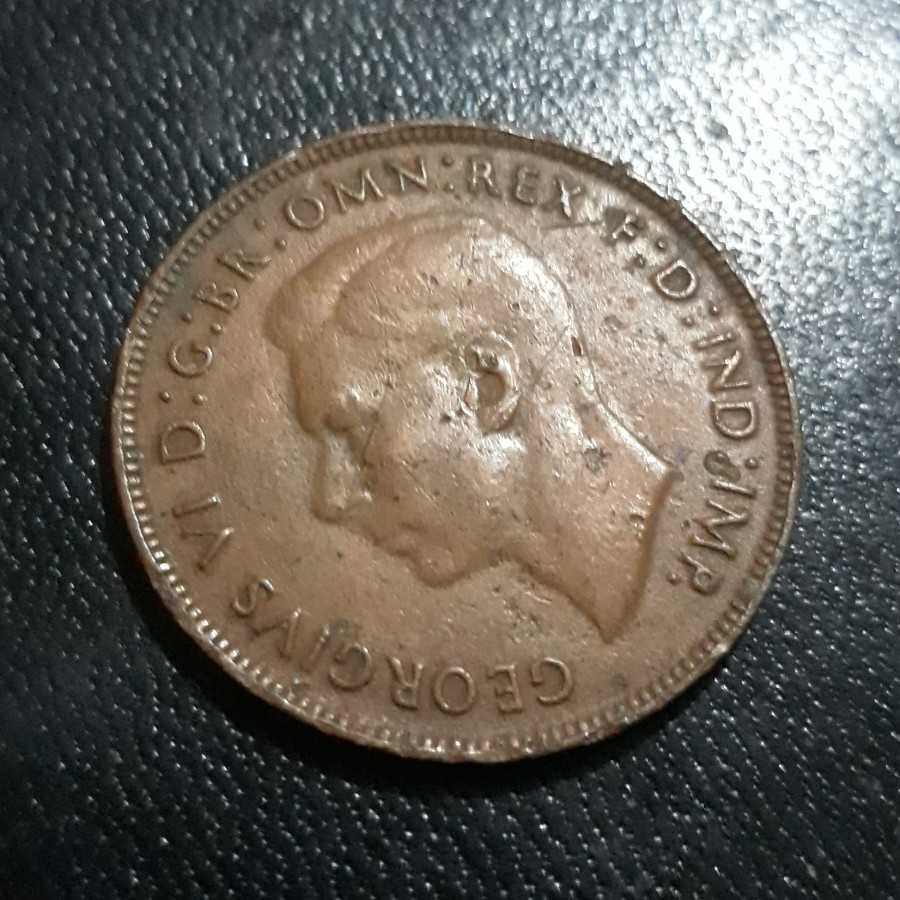 Australia " British Administration " - 1 Penny 1939 (m) : Koin / Asing