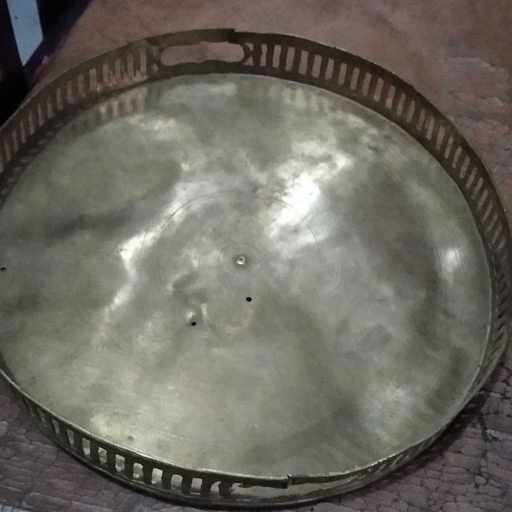 Baki kuningan diameter 29 cm