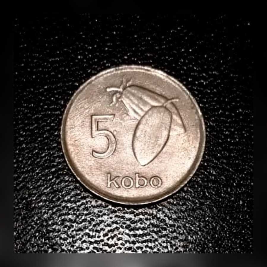 Nigeria - 5 Kobo 1974 : Koin / Asing / Kuno