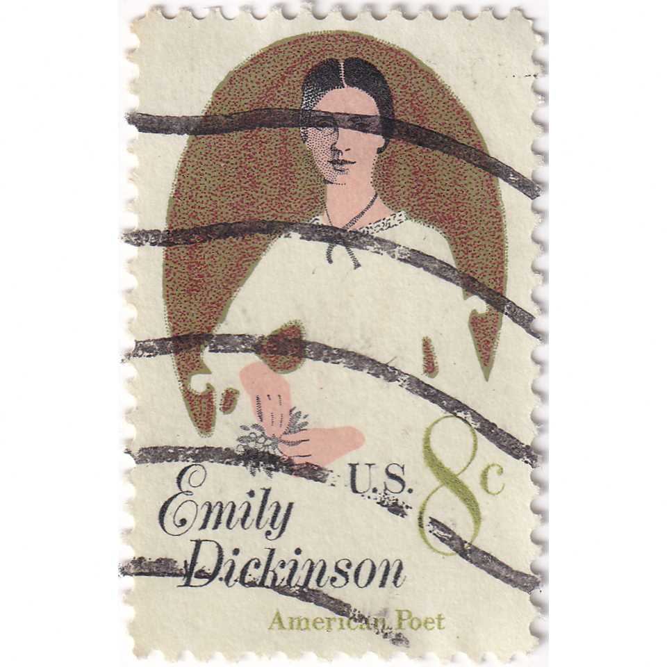 Prangko United States 1971 - Emily Dickinson Used