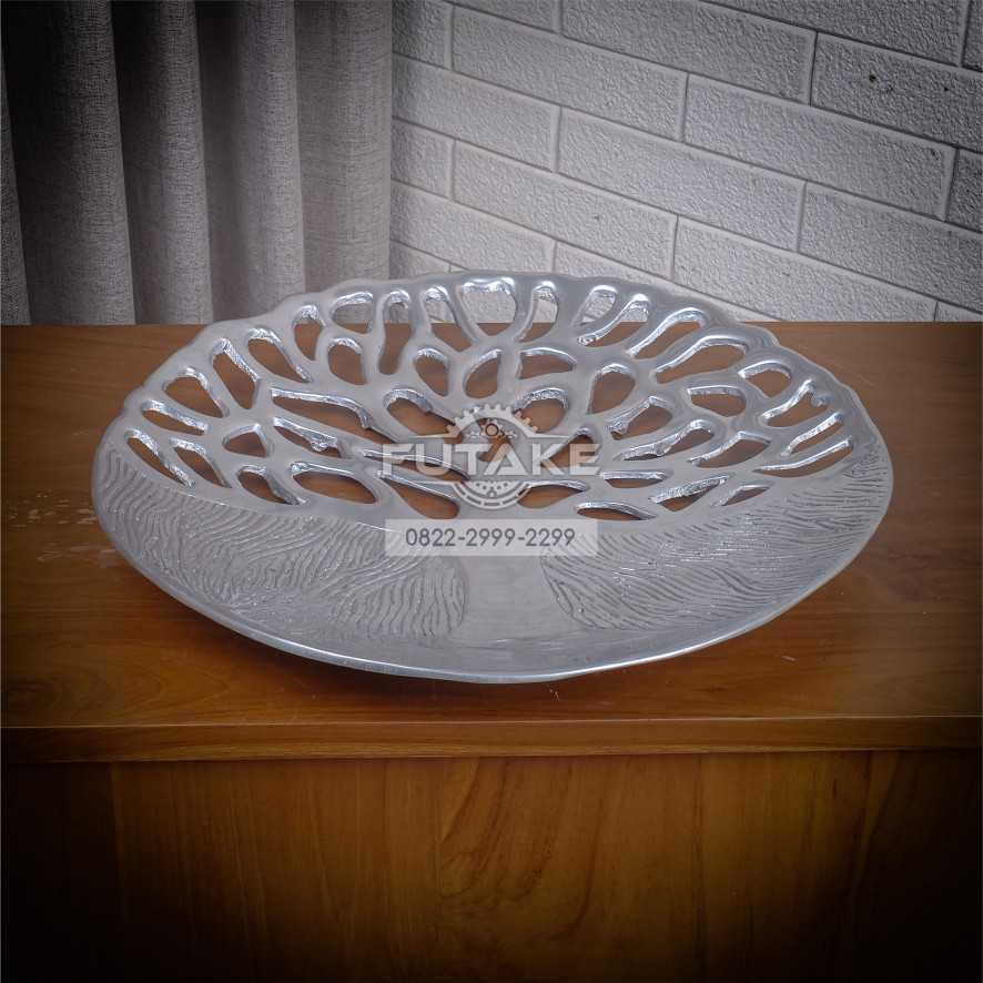 Piring Hias Alumunium