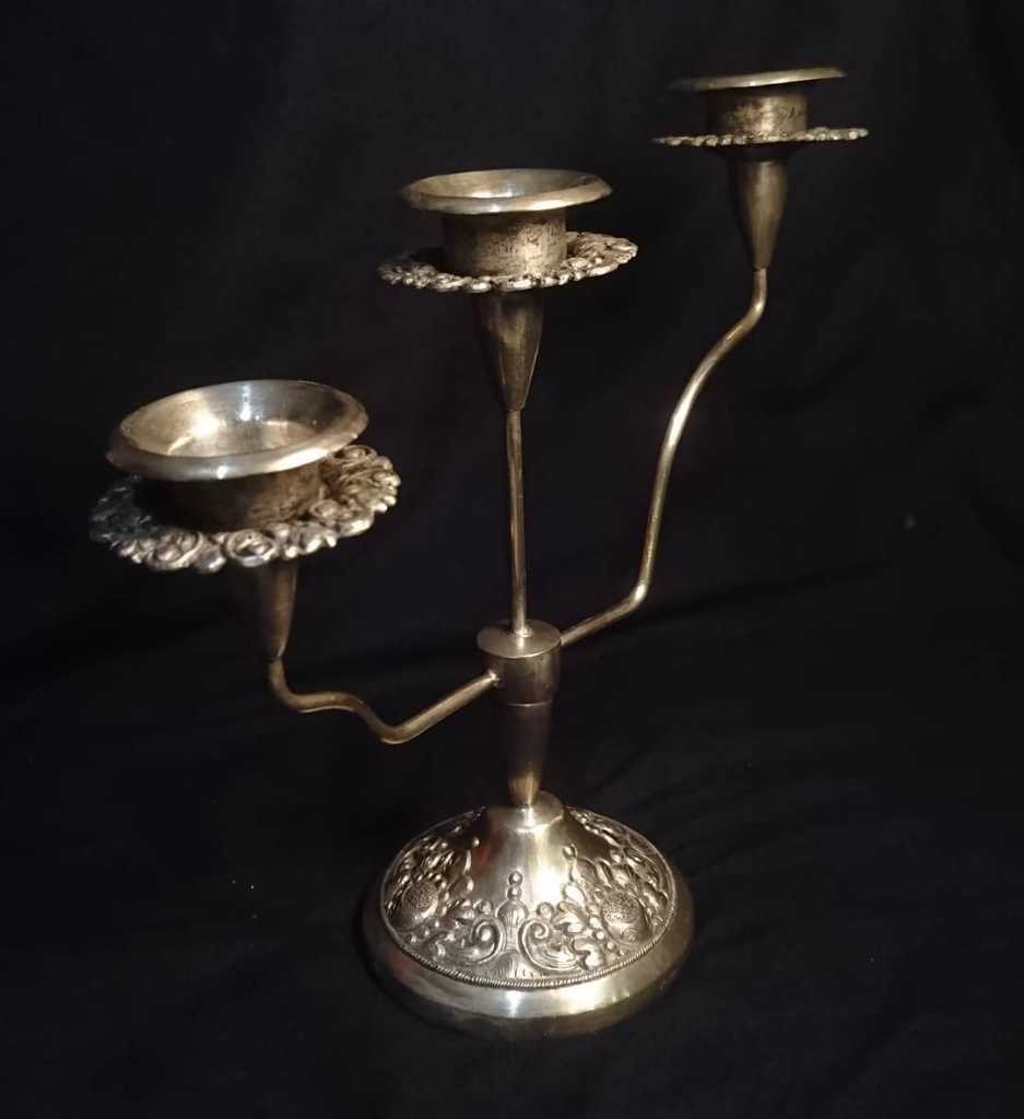 Vintage Silver candle holder
