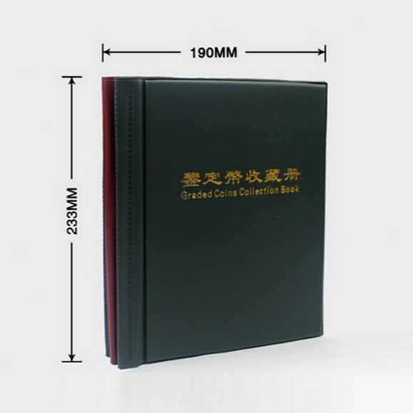 Album slab koin NGC PCGS PCCB 190 x 235 mm 16 kantong