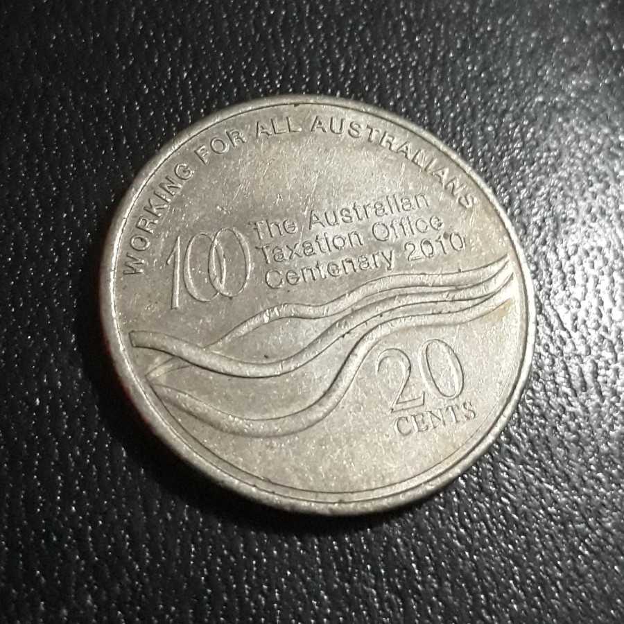 Australia - 20 Cents 2010 Komemoratif KM1513 : Koin / Asing / Kuno