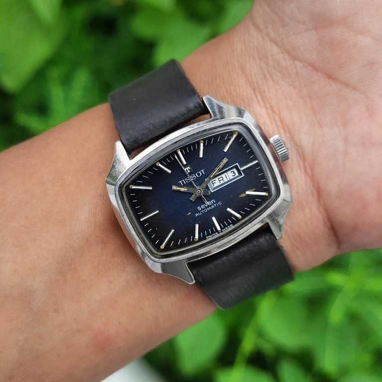 JAM TANGAN TISSOT SEVEN AUTOMAT BLUE DIAL