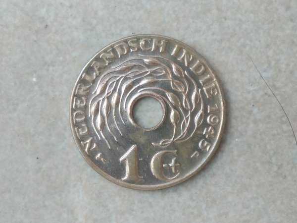 A2426 koin kuno jaman belanda 1 cent 1945 p sesuai gambar
