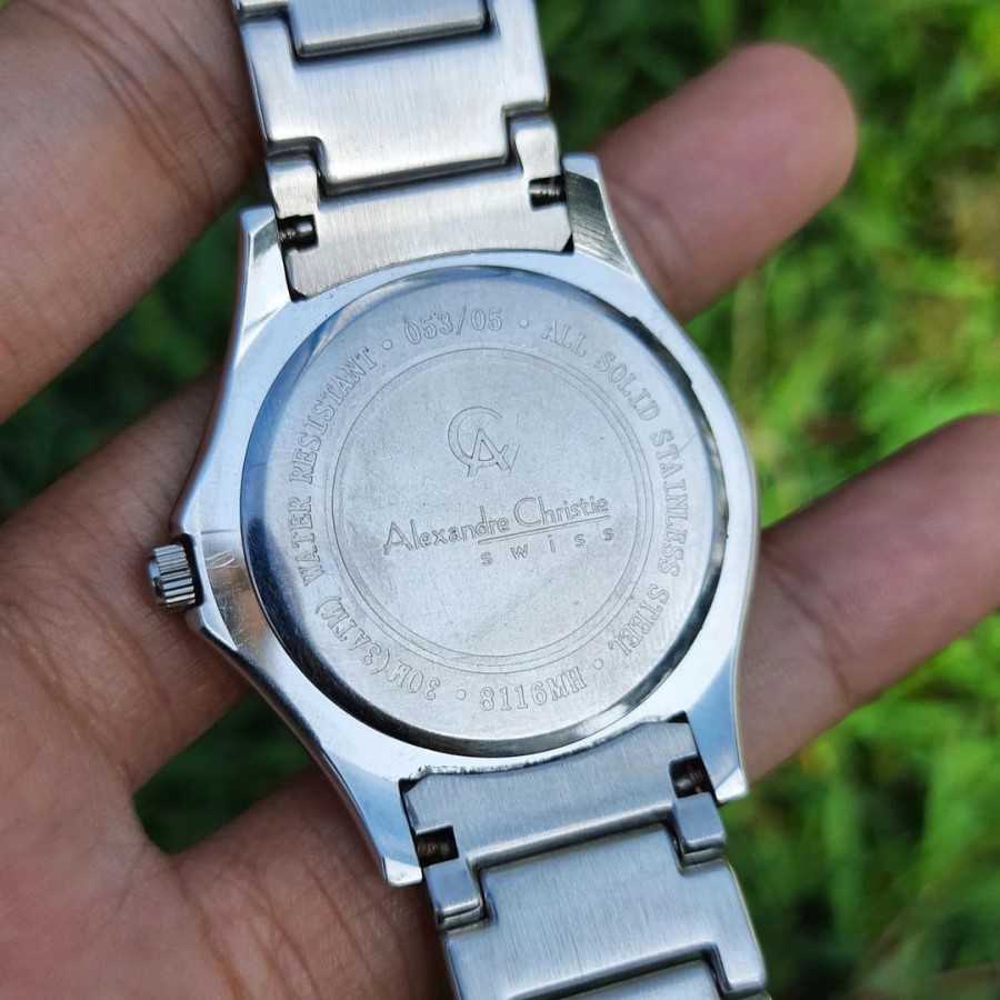 Alexandre christie watch deals made in swiss