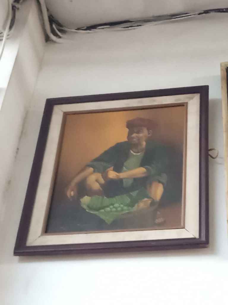 LUKISAN "LAKI LAKI JUALAN JERUK"