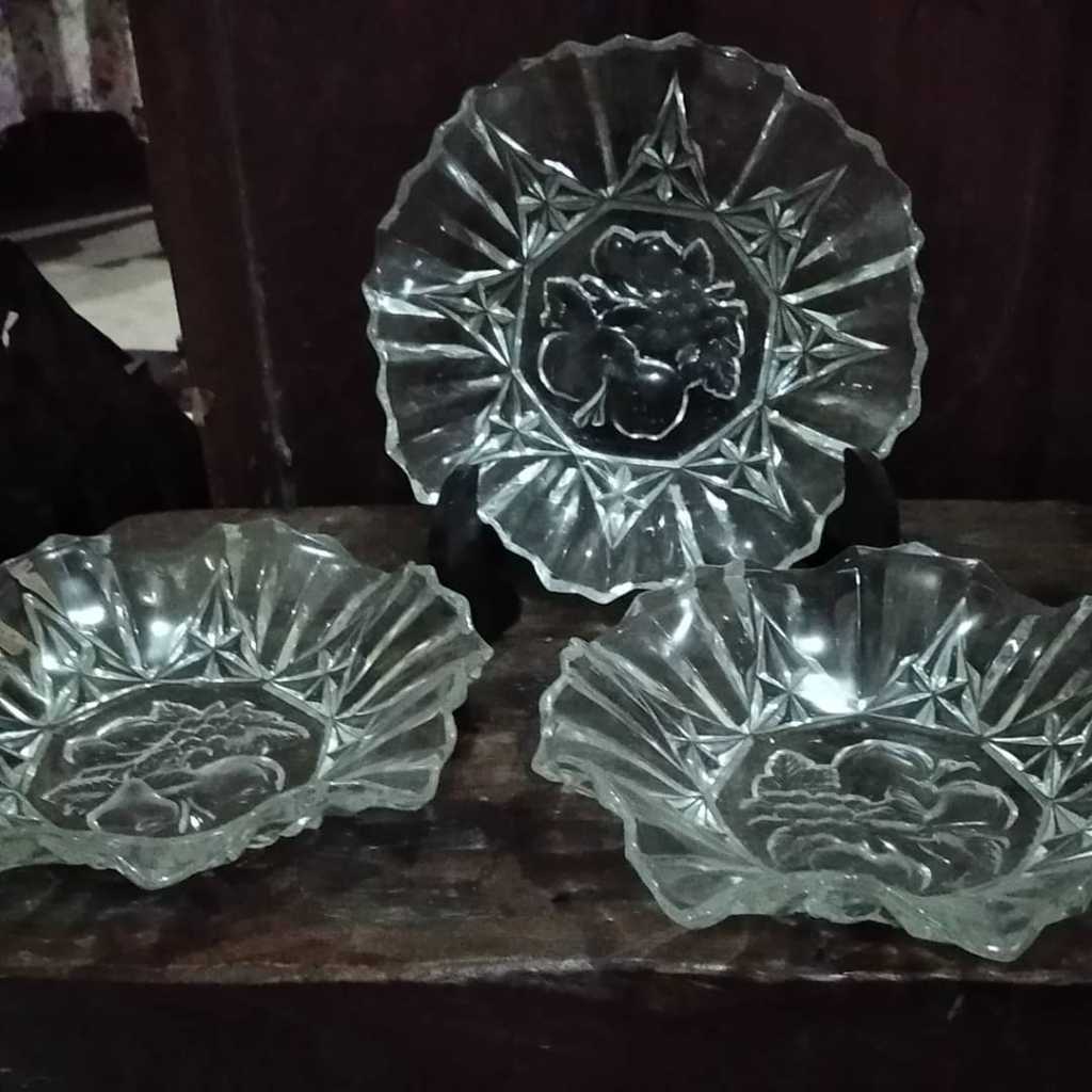 Piring Kristal Vintage