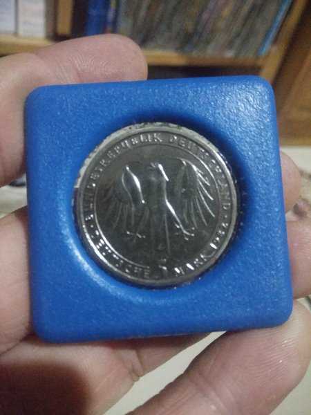 A1098 Jerman 5 Mark Tahun 1987 Commemorative UNC Dalam Holder Khusus Sesuai Gambar