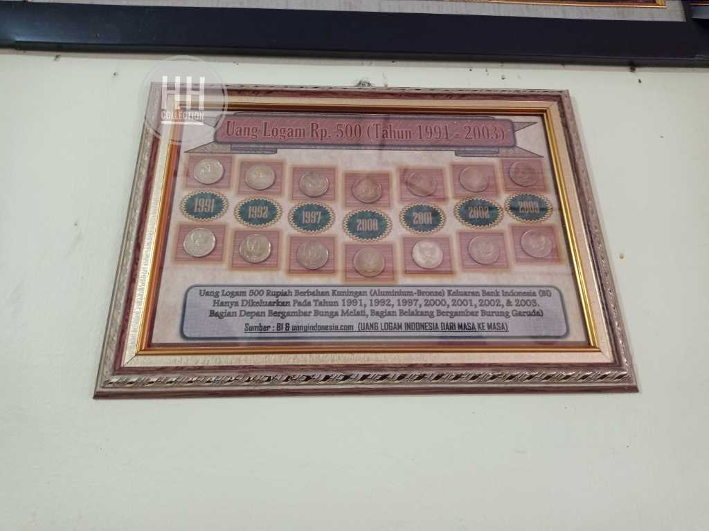 Set Logam Rp. 500 Bunga Melati (YHUL 01)