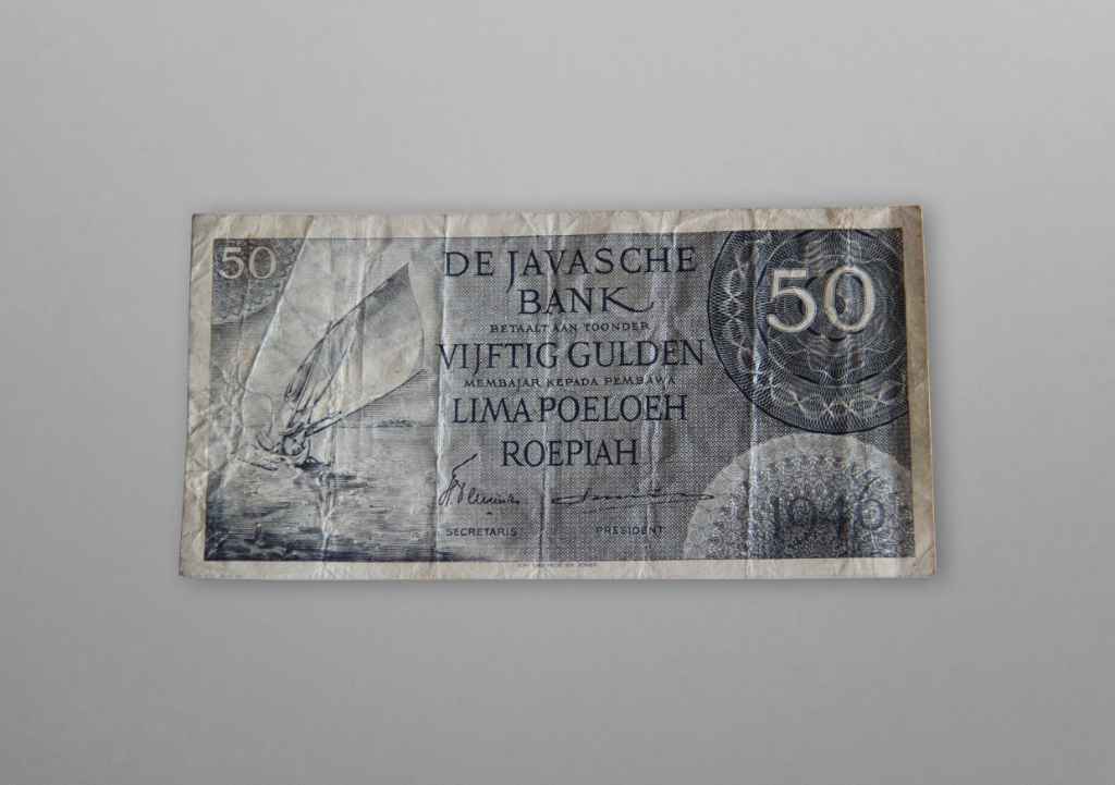 Uang Kuno 50 Gulden Federal tahun 1946
