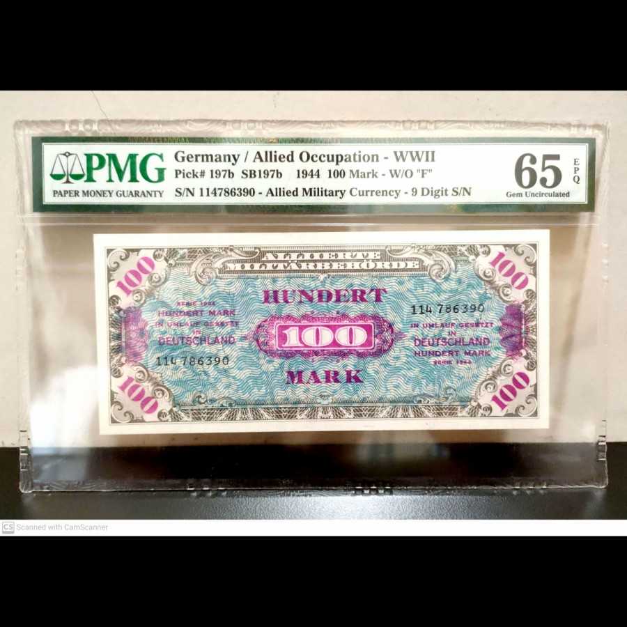 Germany 100 Mark 1944 Uang Perang Dunia Ke 2