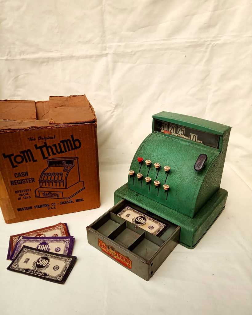 Tom Thumb" Cash register Toys.. Made in USA ??