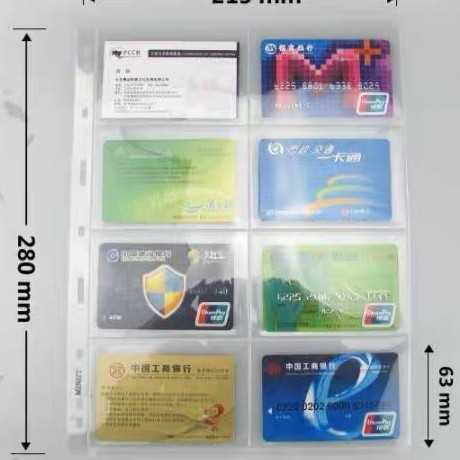 Refill uang kartu telpon perangko mingt bening 8 kantong bijian eceran