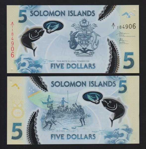 BL 2023 Per 1 Lembar Solomon Island Polymer 2019 UNC Mulus